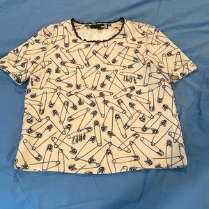 Love Moschino Safety Pin Tshirt